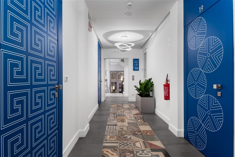 Hotel Medinblu corridoio